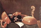 Still-Life with Musical Instruments by Evaristo Baschenis